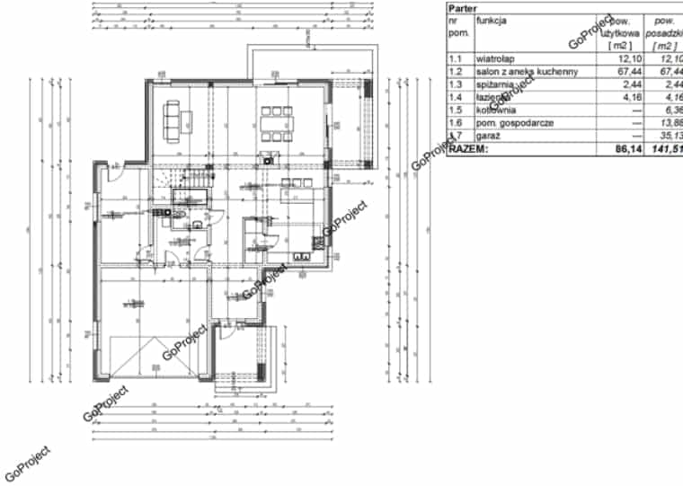 Projekt domu chojnice 3